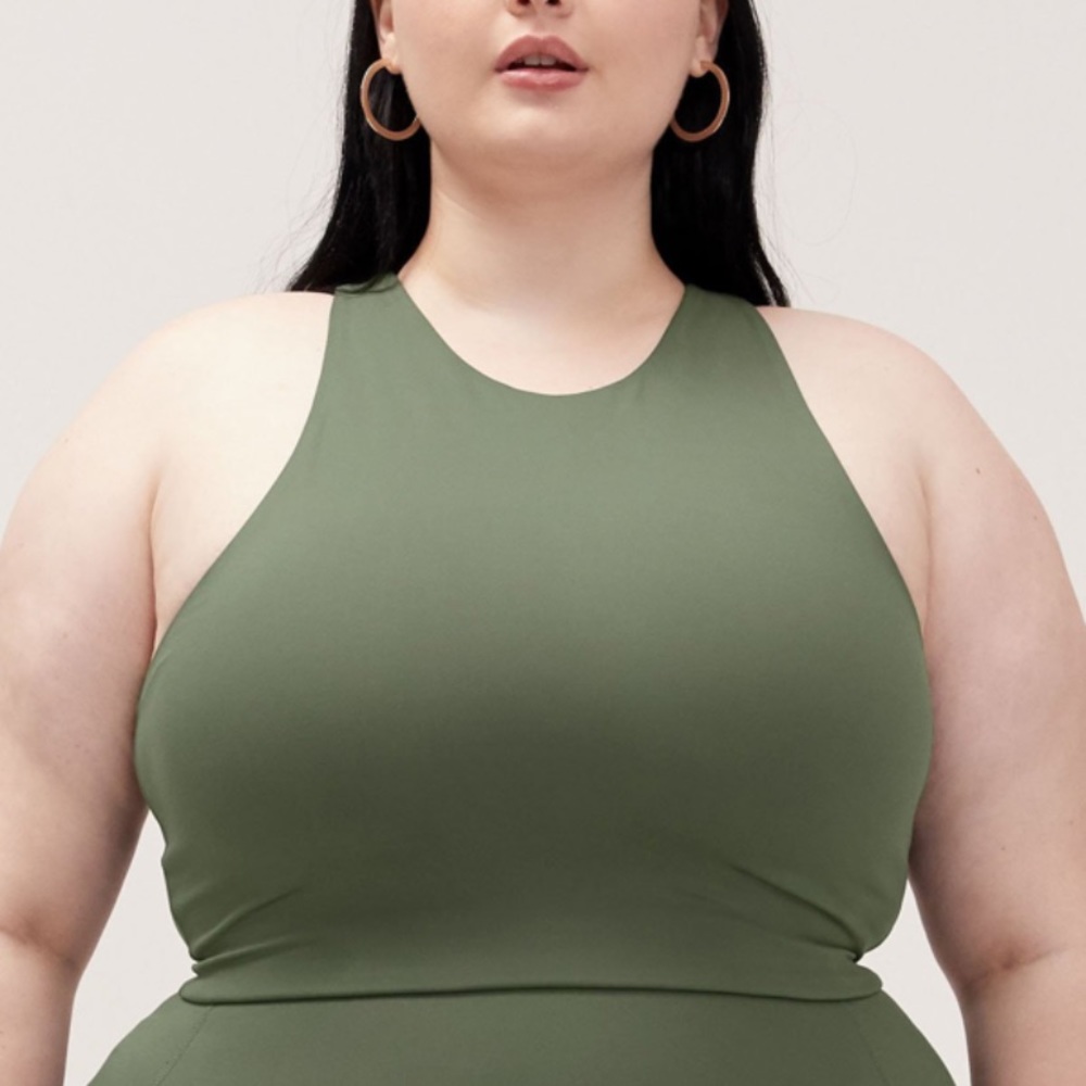 Girlfriend Collective Dylan Bra in thyme